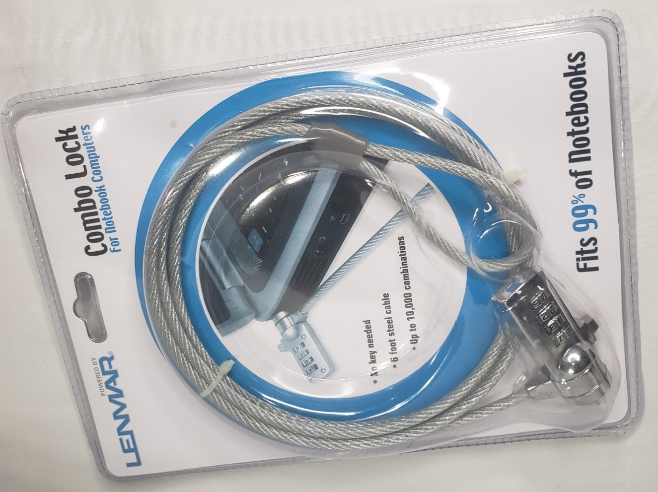 Lenmar Combo Lock for Notebook Computers