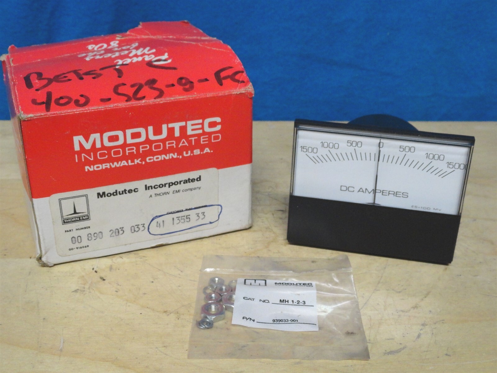 Modutec ~ DC Amperes ( 0-1500 ) Model ES-100-MV ~ NEW IN THE BOX