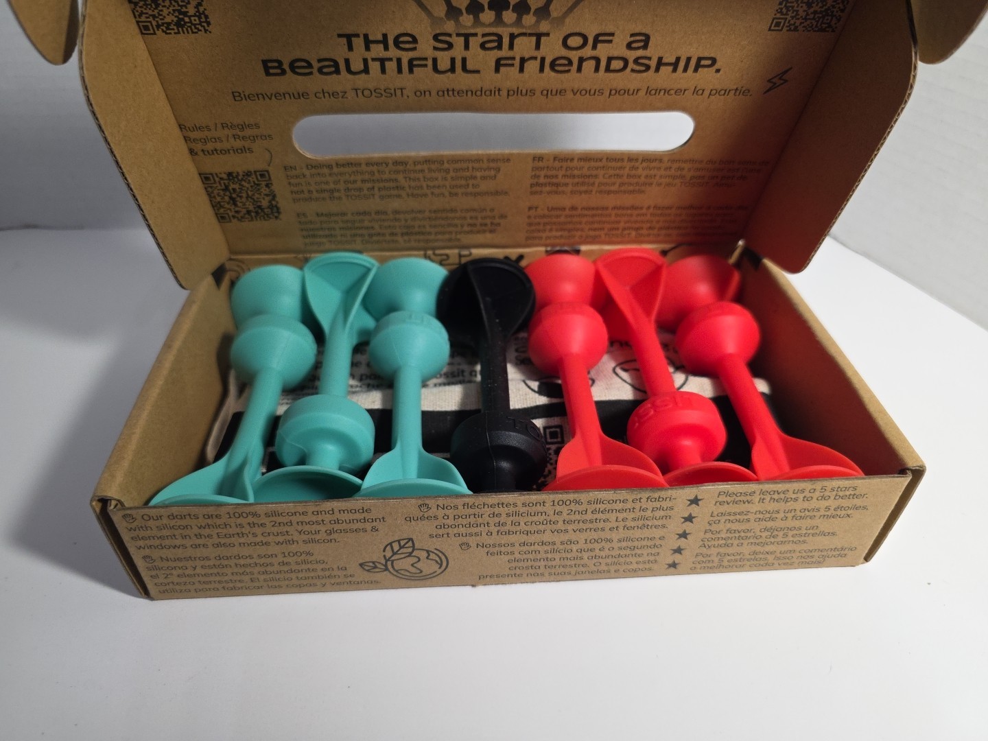 TOSSIT Family Pack! Fun Game at a Great Price! Teal And Red Set