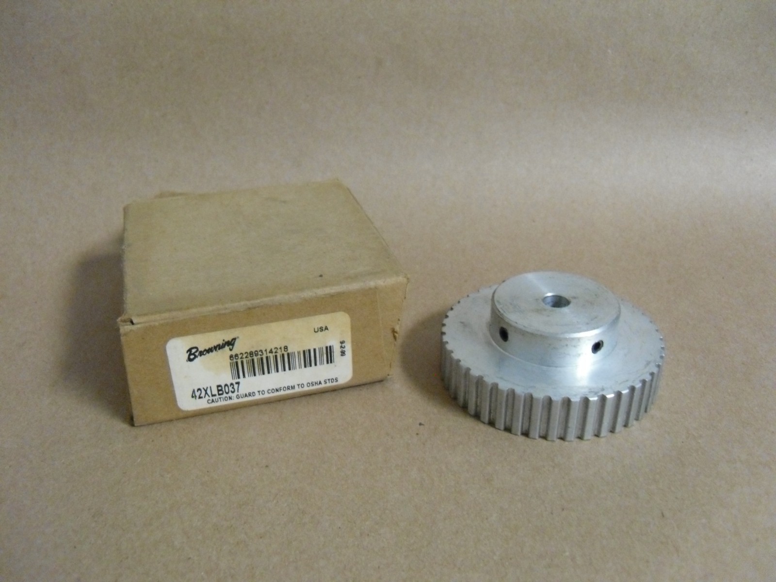 BROWNING 42XLB037 ALUMINUM TIMING PULLEY