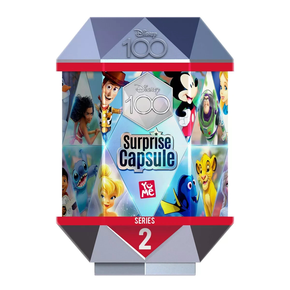 YuMe Official Disney 100 Surprise Mystery Capsule Series 2 (One Capsule) New