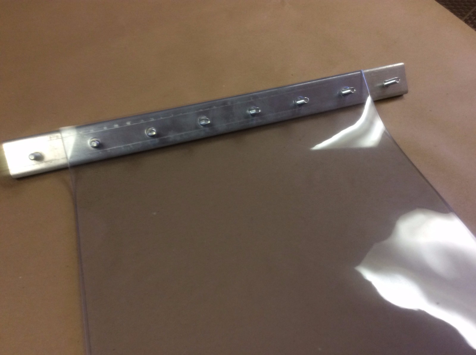 PVC Vinyl Replacement Strip 12"wX123"l Standard Flat Qty. 5
