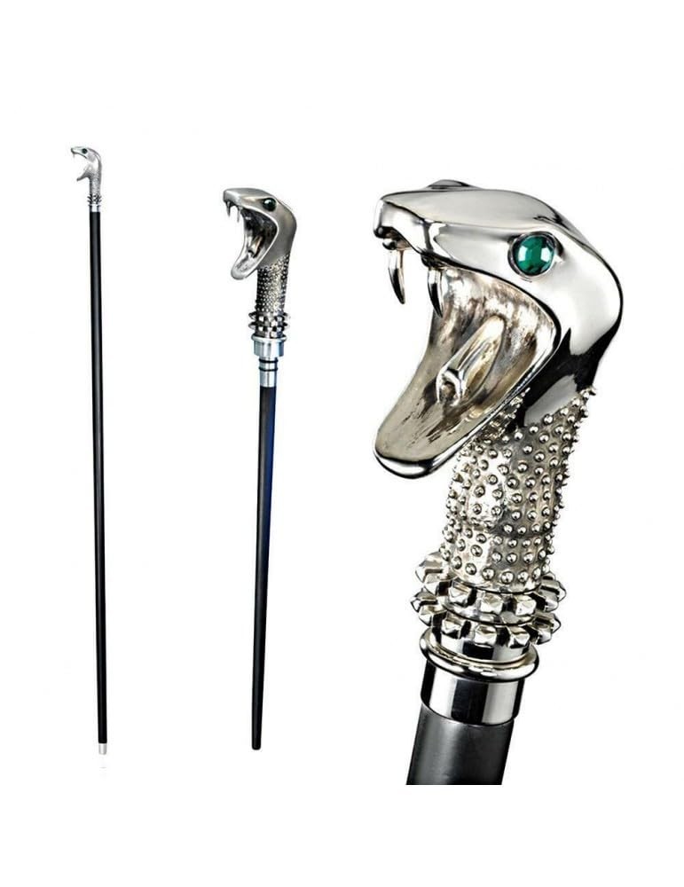 The Noble Collection Harry Potter Lucius Malfoy's Walking Stick Silver