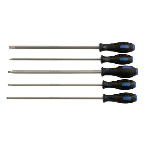 Laser Tools Extra Long Spline Screwdriver Set 5pc 5743