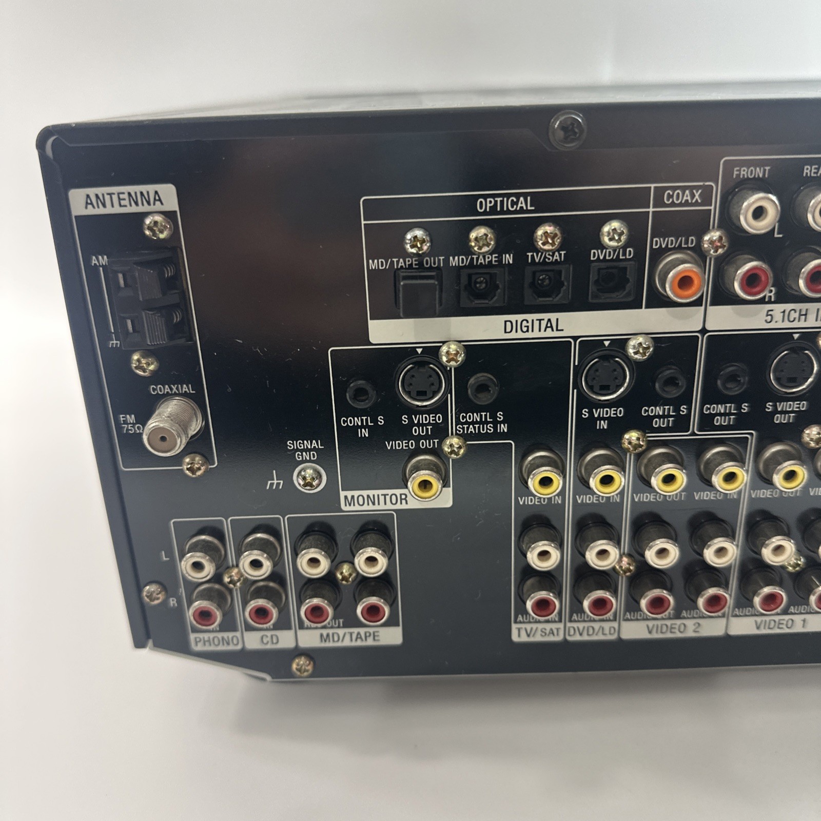 Sony STR DE835 5.1 Channel 100 Watt Receiver, NO REMOTE