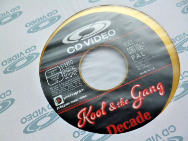 Kool & the Gang GOLDDISC (LaserDisc) PAL