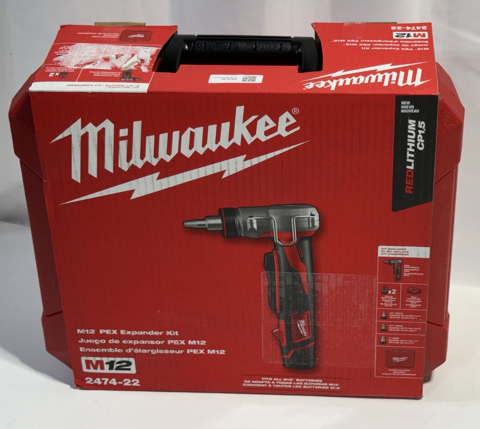 Milwaukee 2474-22 M12 12V Lithium-Ion Propex Expansion Tool Kit