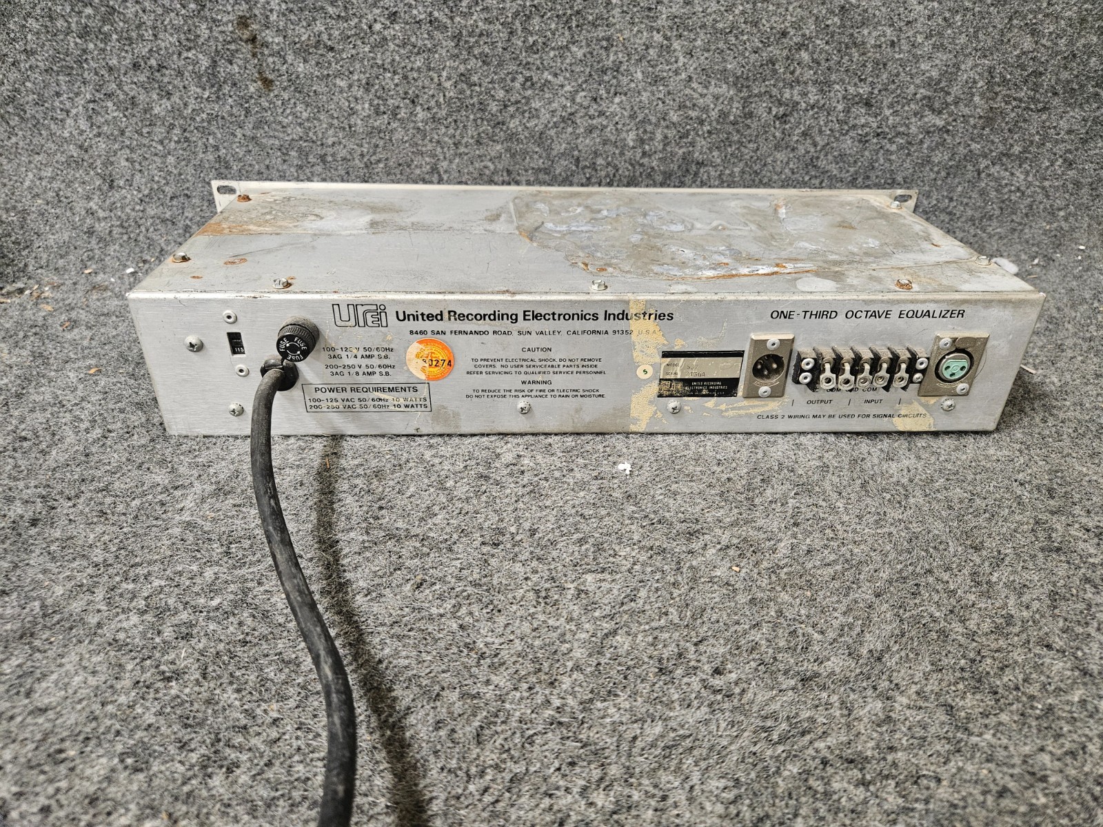UREI Model 537 Graphic Equalizer - 1/3 Octave