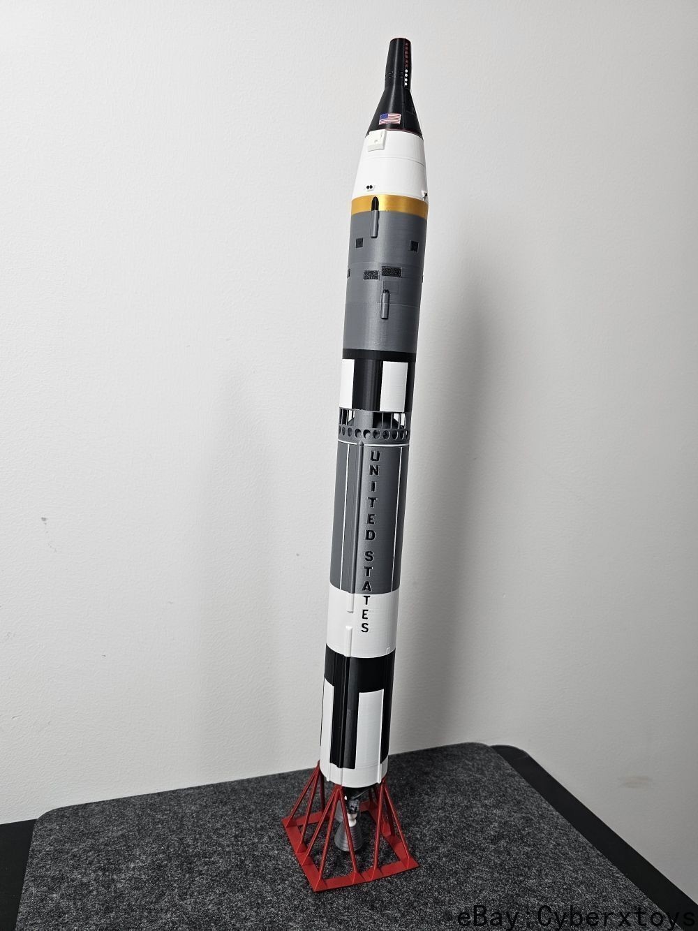 1:60 Scale NASA Gemini Titan II Rocket Model – Fully Painted, 22" Length