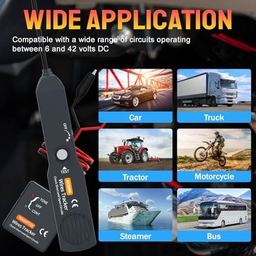 Cable Tracker Electrical,Circuit Tracer,Automotive Open&Short Finder Circuit