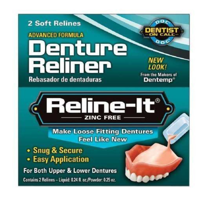 Dentist On Call Reline-It, Advanced Formular Denture Reliner, Zinc Free....