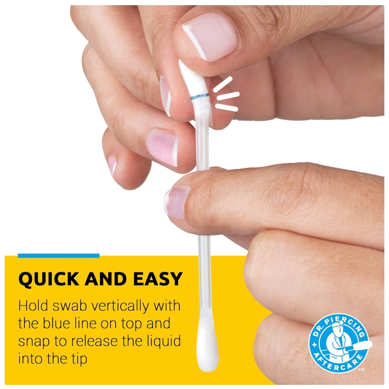 Portable Piercing Aftercare Swabs - Aloe Vera Formula