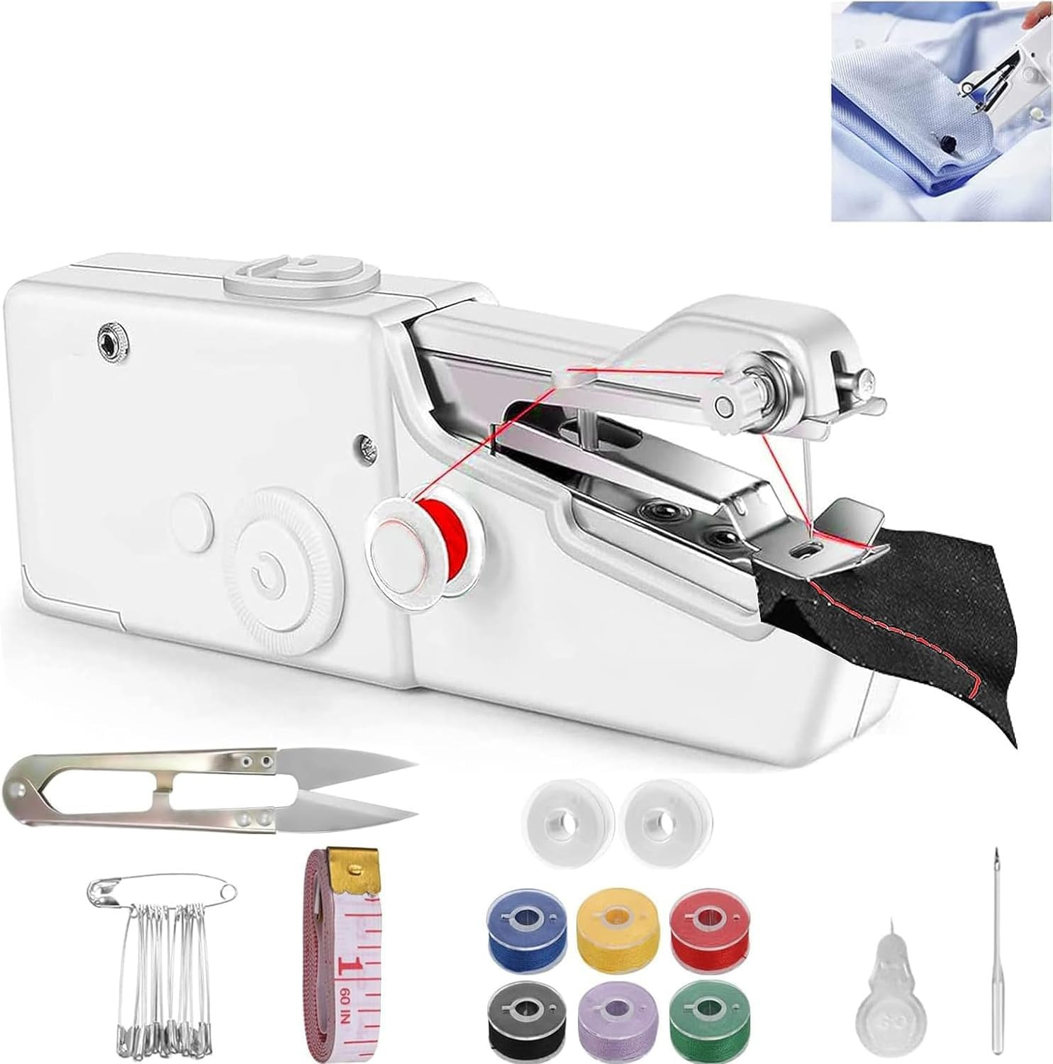 Handheld Sewing Machine, Portable & Cordless Mini Sewing Machine for | Beginners