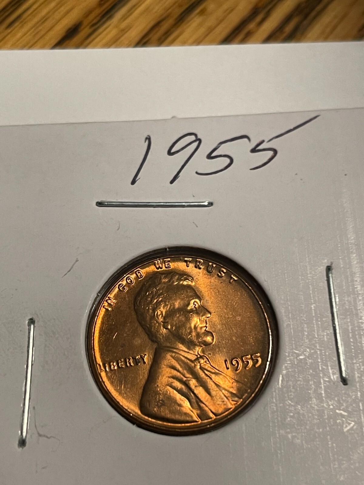 1955 wheat penny bu nice coin