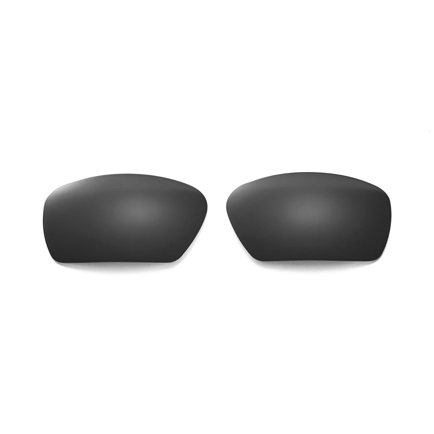 Walleva Black Polarized Replacement Lenses For Oakley Badman Sunglasses