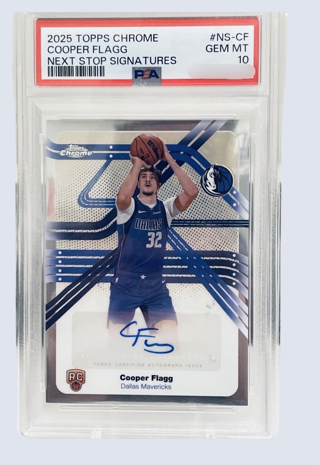 🔥Topps 2025 Chrome Cooper Flagg Next Stop Signature Auto Repack (1) RC per pack
