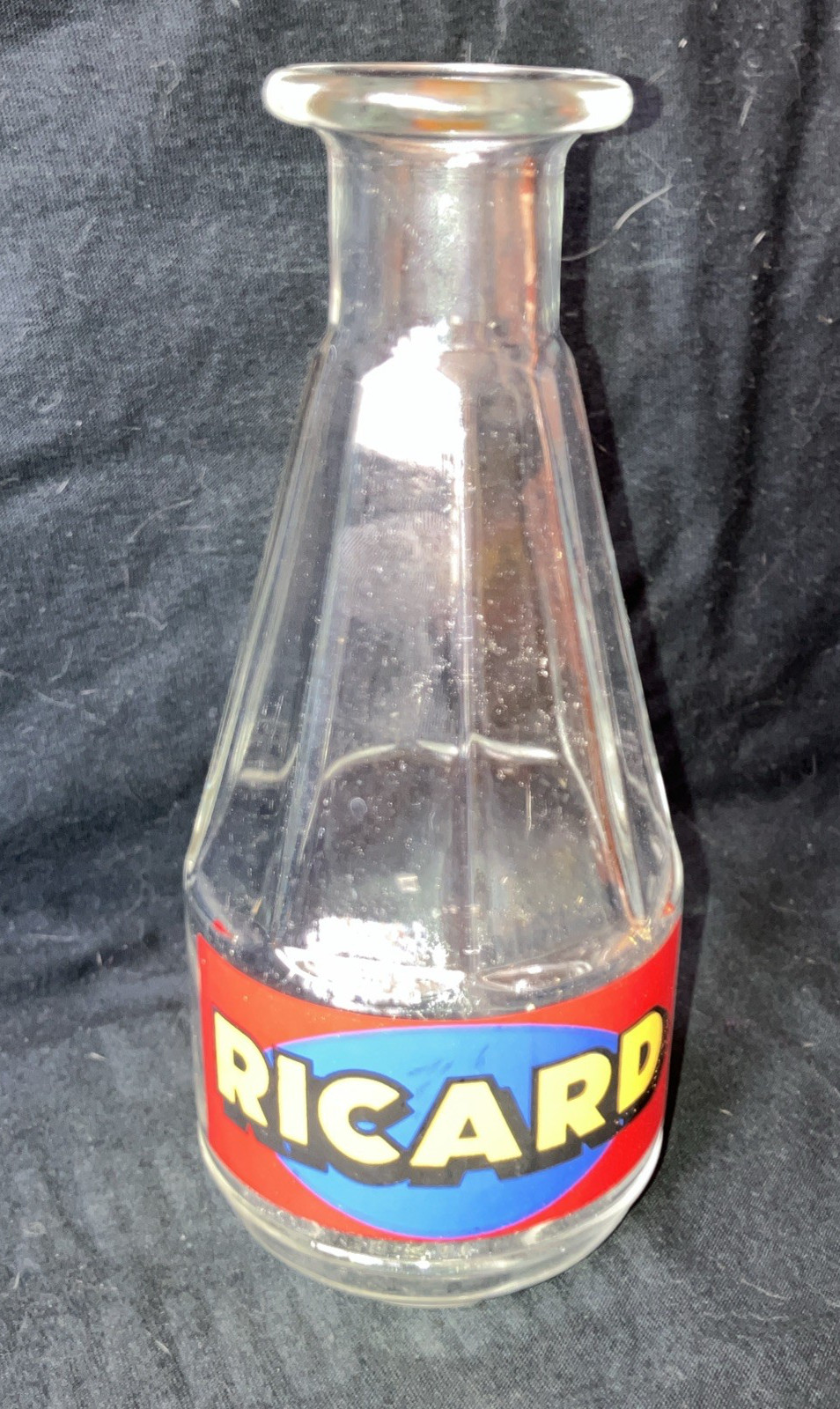 Ricard carafe clear glass anisette vintage France