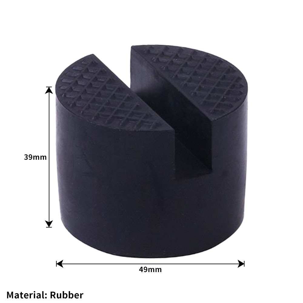 Rubber Slotted Jack Pad Support Block Pinch Weld Frame Rail Protector TL