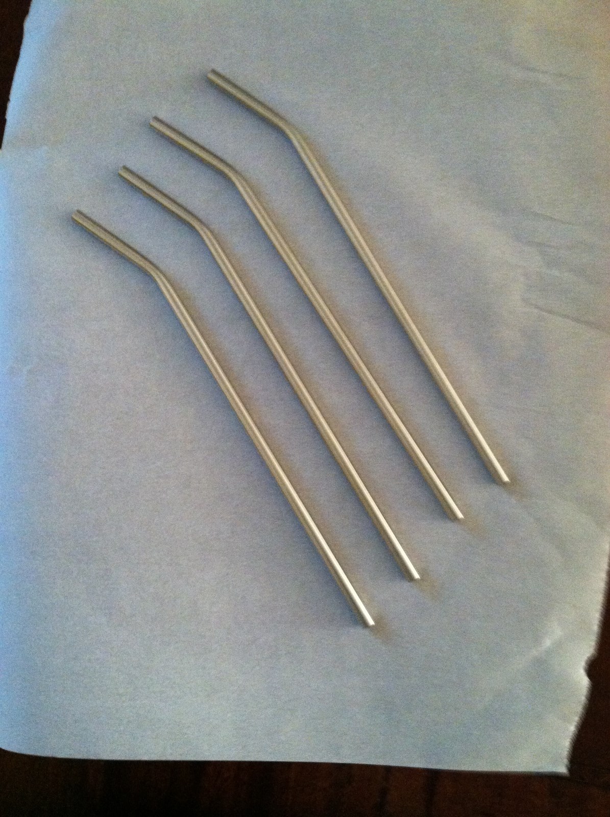 Stainless Steel Drinking  Reusable Straw LOT OF 4 Perfect for smoothies