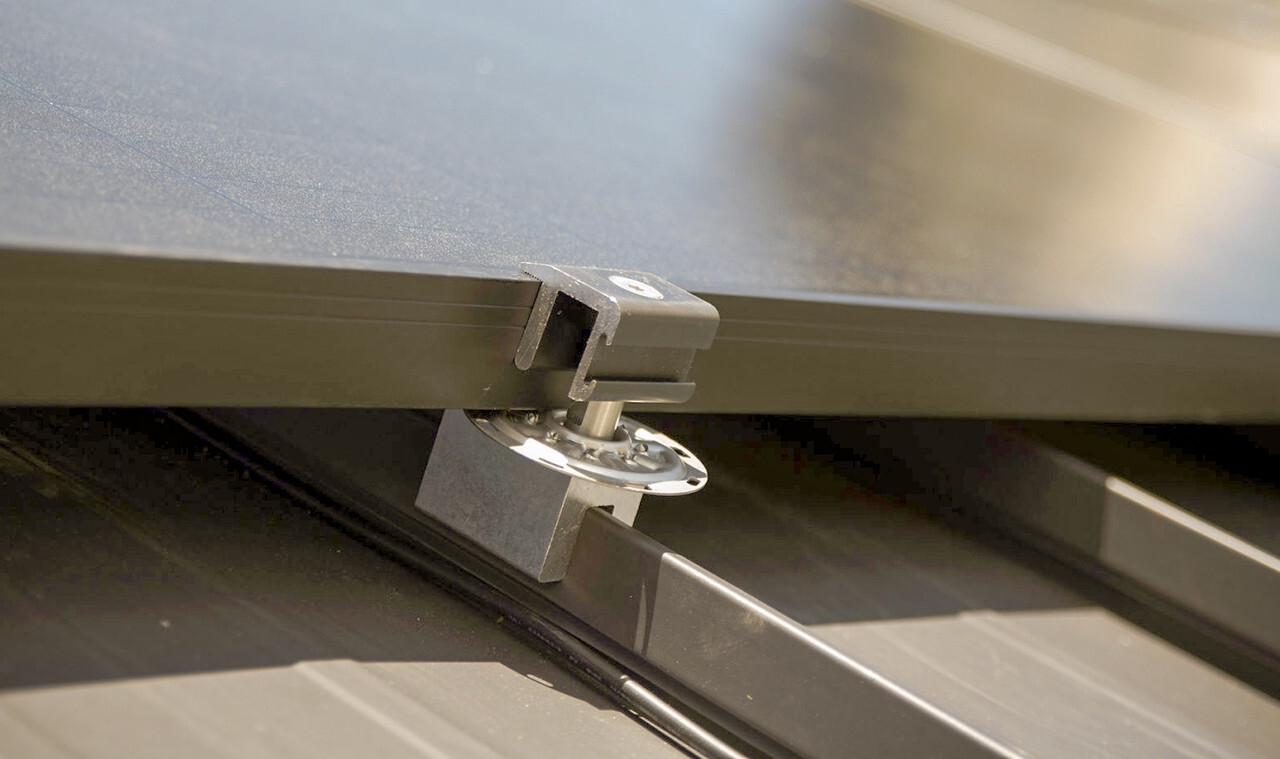 S-5! PVKIT 2.0 EdgeGrab or MidGrab Rooftop Solar Panel System in Anodized Black