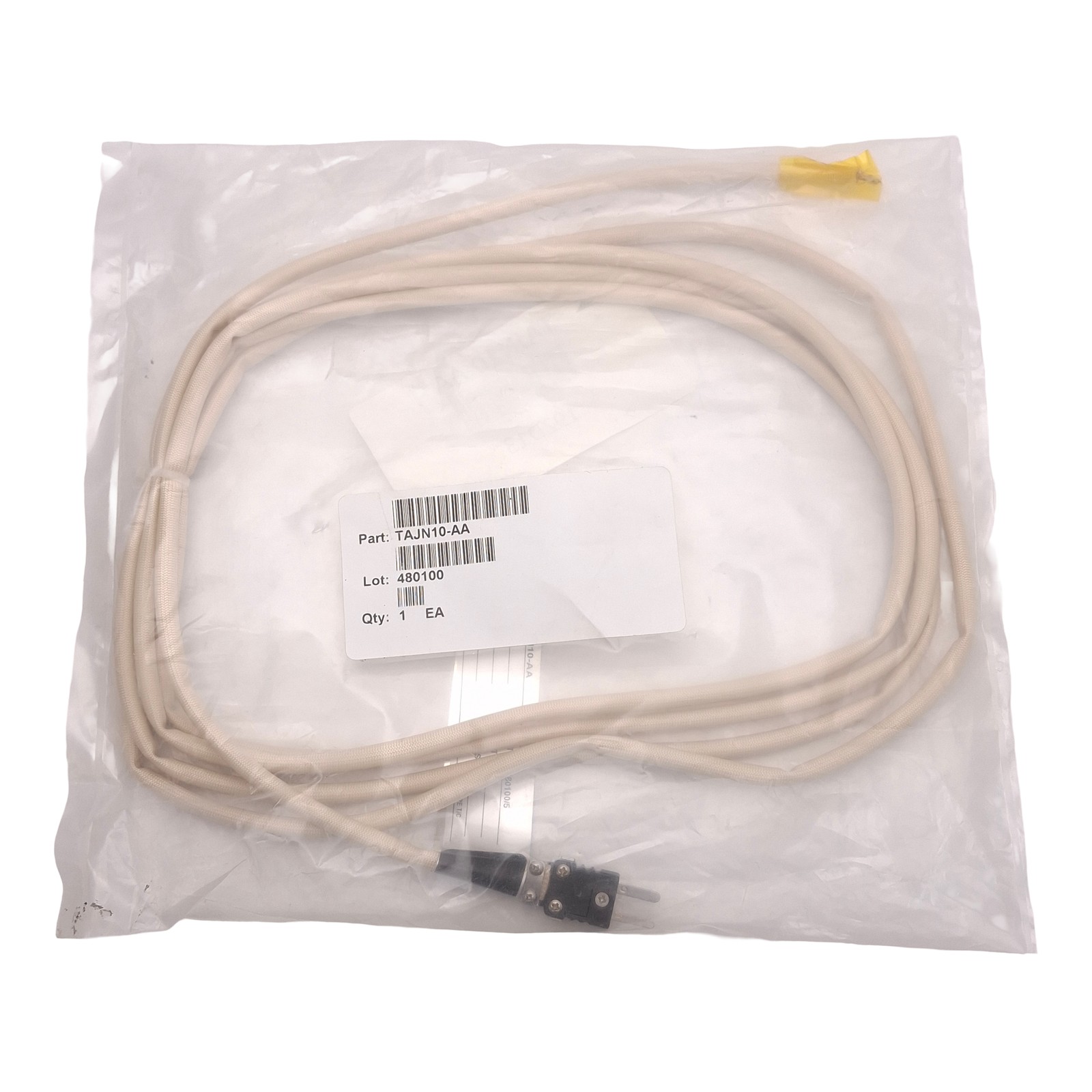 BriskHeat TAJN10-AA Thermocouple Temperature Sensor Type-J, 10ft Long, Mini Plug