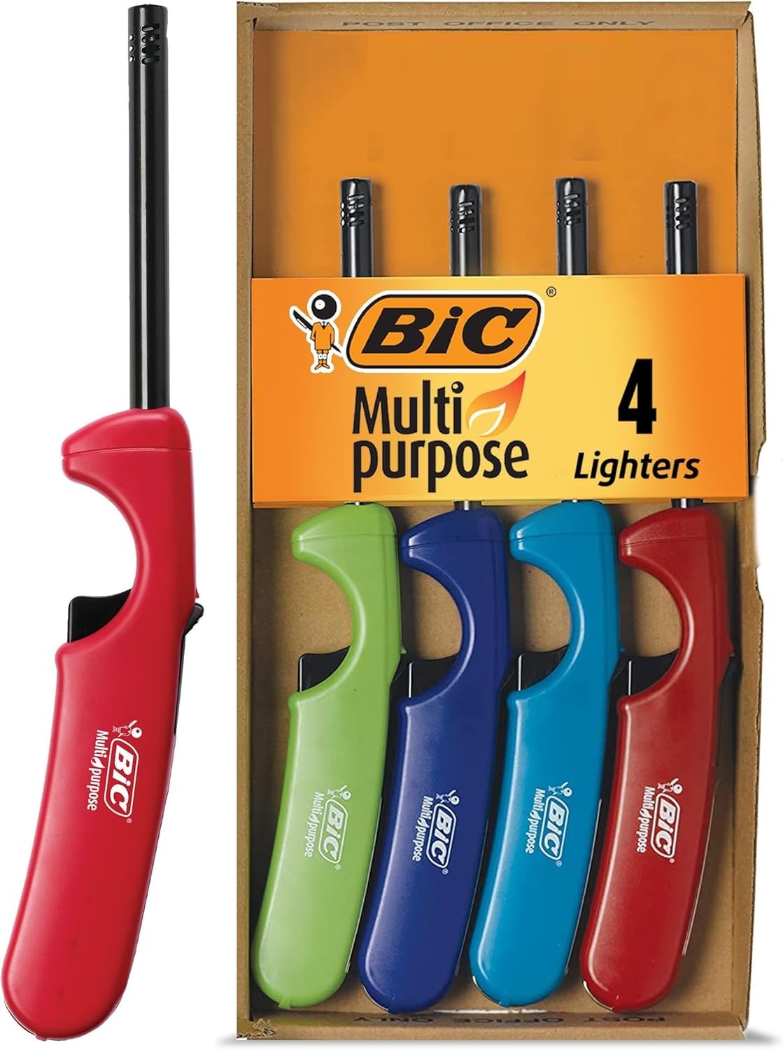 BIC Multi-purpose Classic Edition Lighters, Long Durable Metal Wand, Great