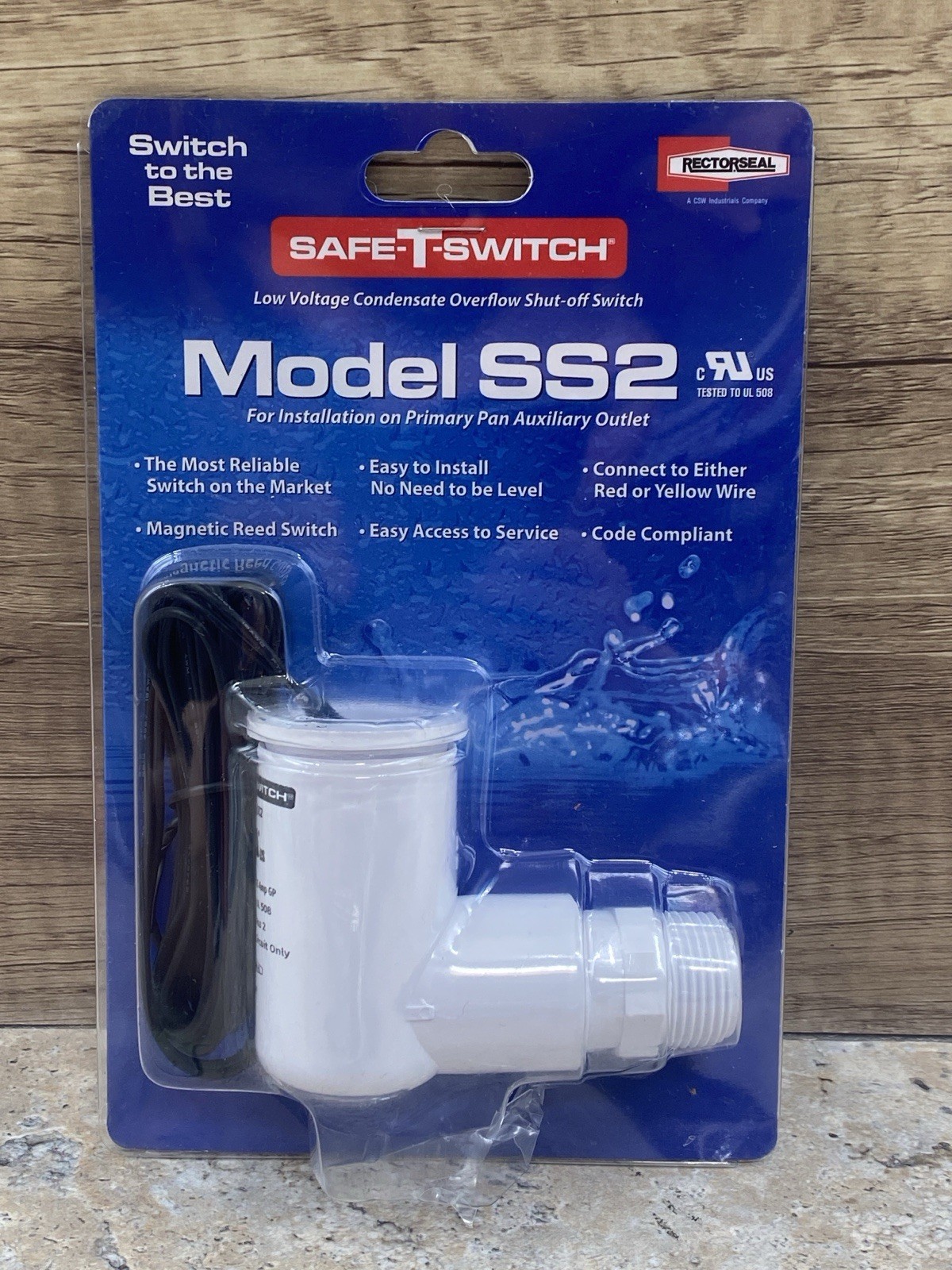 SAFE-T-SWITCH MODEL SS2 Condensate Overflow Shut Off Switch