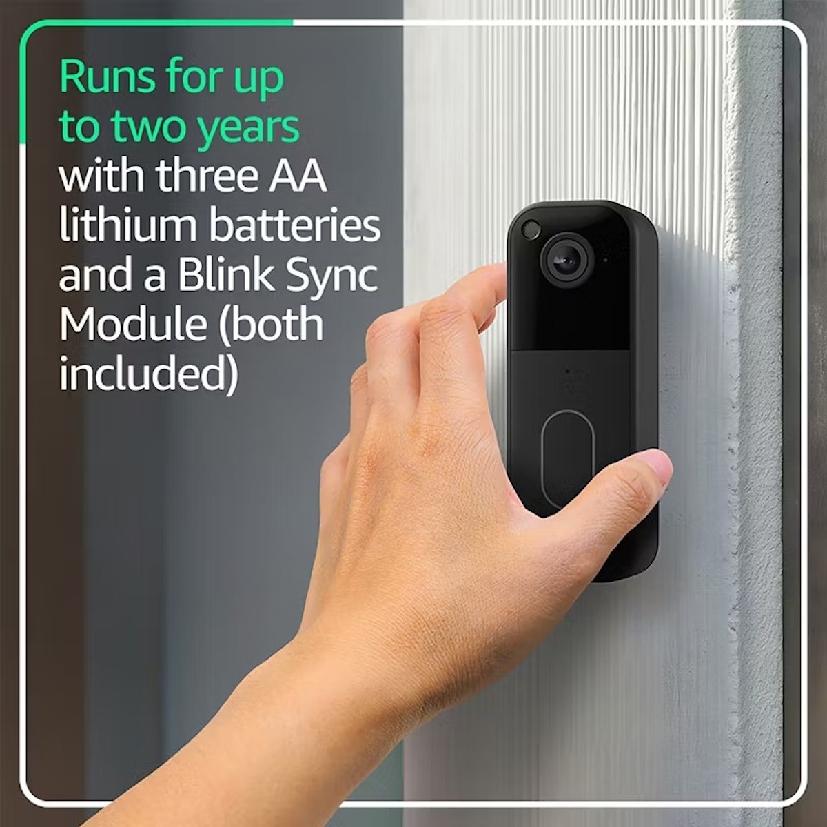 Blink Wireless Video Doorbell System (2nd Generation) and Mini Indoor Camera BJS