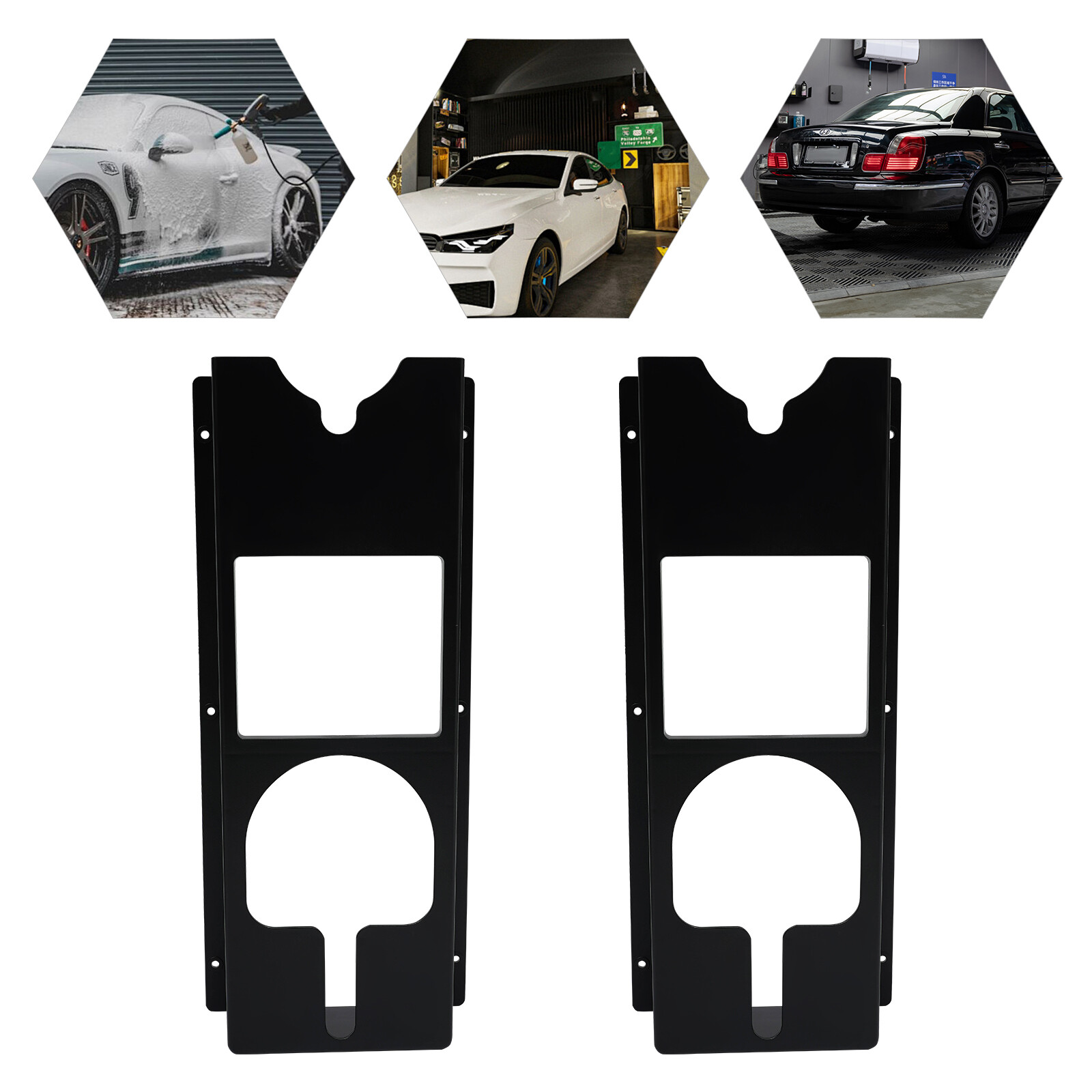 Polishing Machine Holder Wall Mount, 2 Pcs Set Buffer Polisher Rack