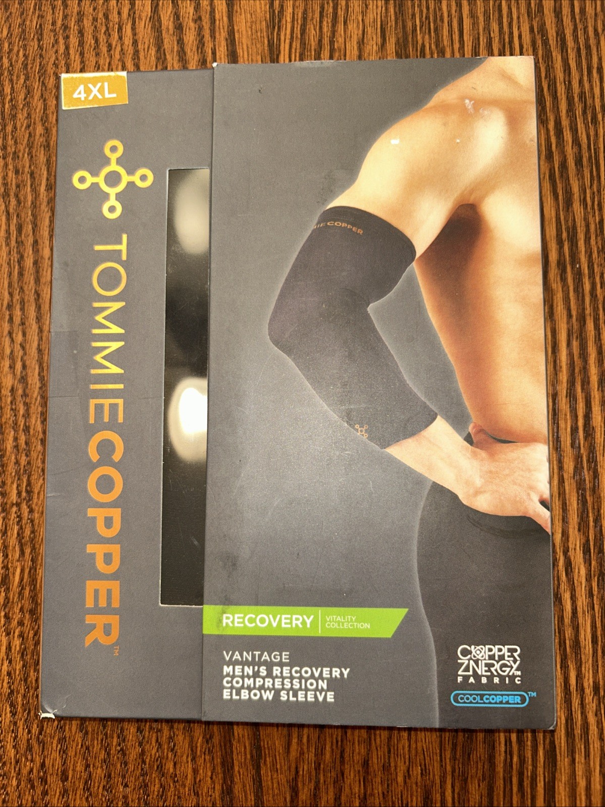 Tommie Copper Men's Recovery Compression Elbow Sleeve 4XL. New In Box