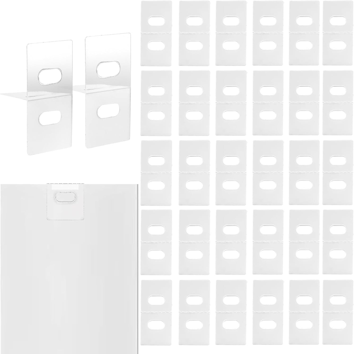 60 PCS (30 Sets) Vertical Blind Repair Tabs of Blind Repair kit/Vertical Blind