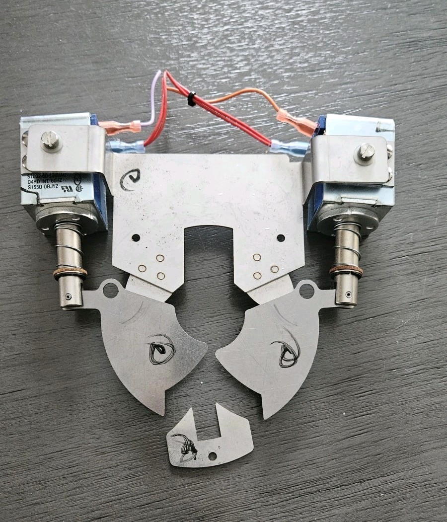 05939.0005 Bunn Solenoids With Slide Plates And Spacer LPG-2E 120v Genuine OEM