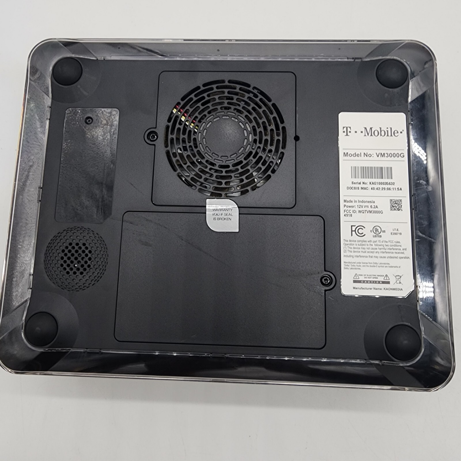 T-Mobile Internet Cable Box - Layer3 - VM3000G Unit Only No Cables
