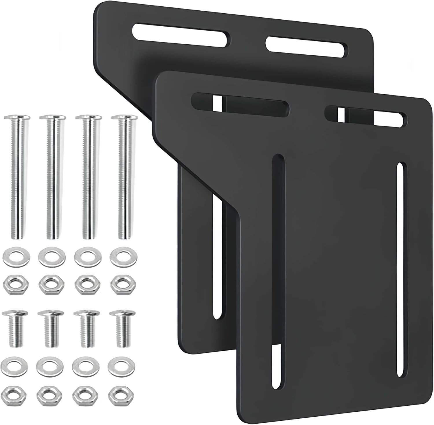 2 PCS Bed Frame Brackets Adapter Kit Fits Bed Frame Adapter Bracket,Replace Head