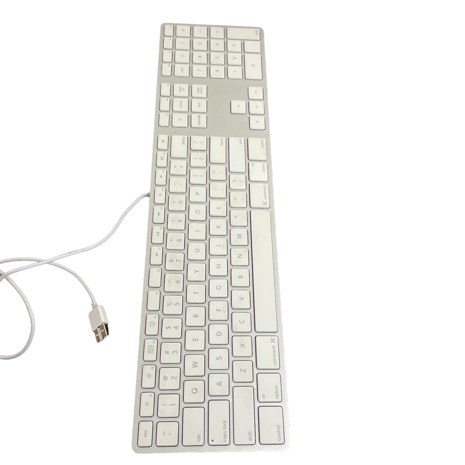 A1243 Apple Wired Aluminum USB Keyboard w/ Numeric Keypad