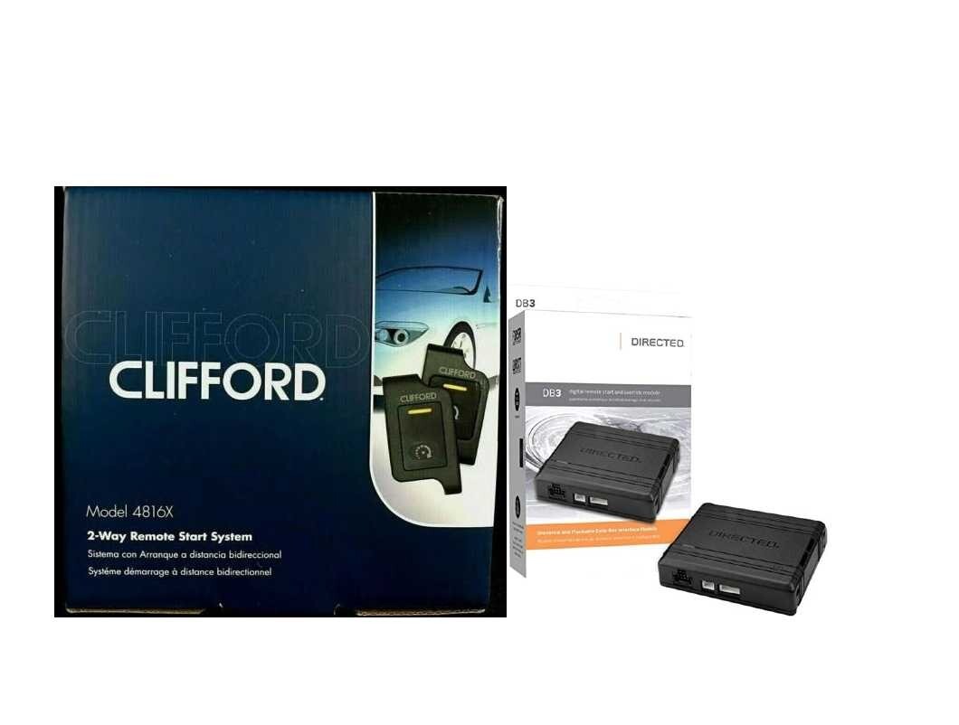 clifford 4816x 2 way remote start system vehicle car starter + Bypass DB3 Module