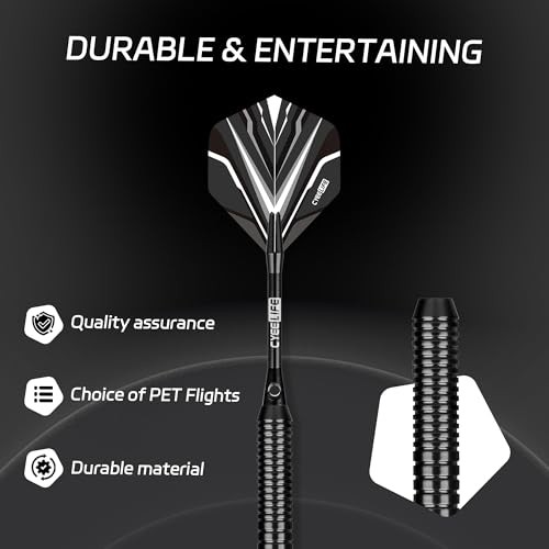 Soft tip Darts Set with Brass Barrel,Professional Darts Plastic