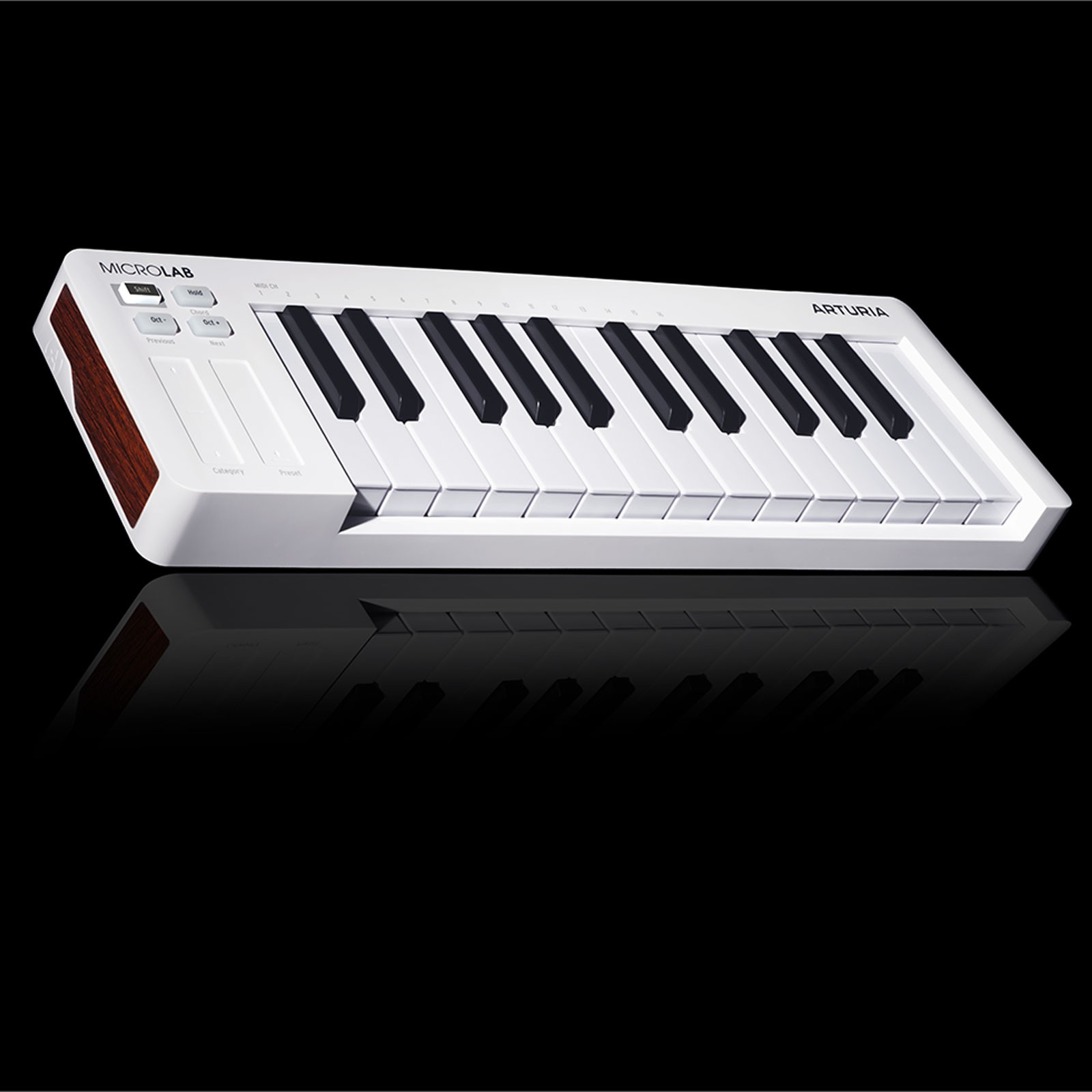 Arturia MicroLab mk3 White Ultra-Compact Controller with Headphones