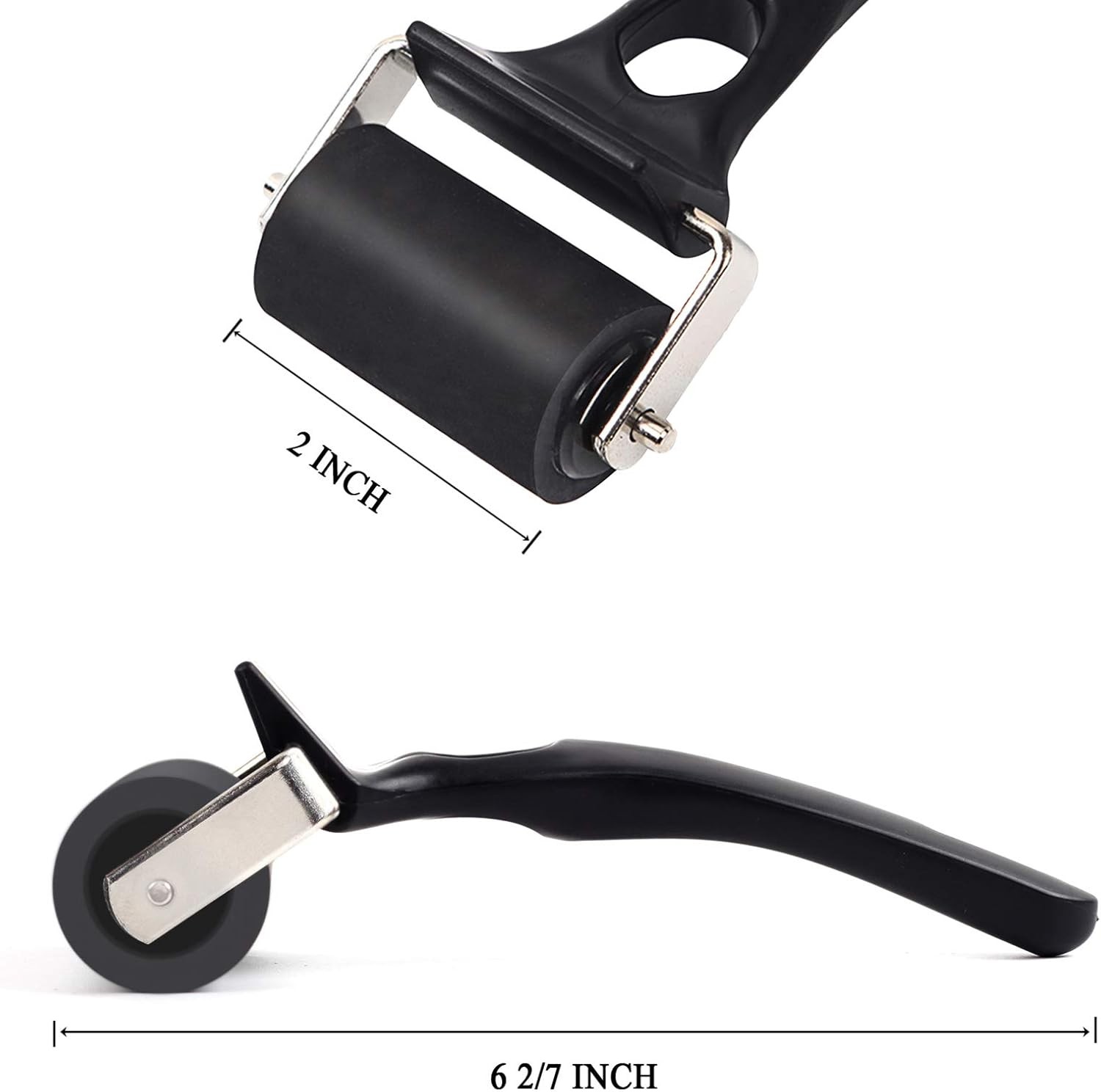Rubber Roller Brayer for Crafting Ink Roller Tool for Printmaking Glue Block