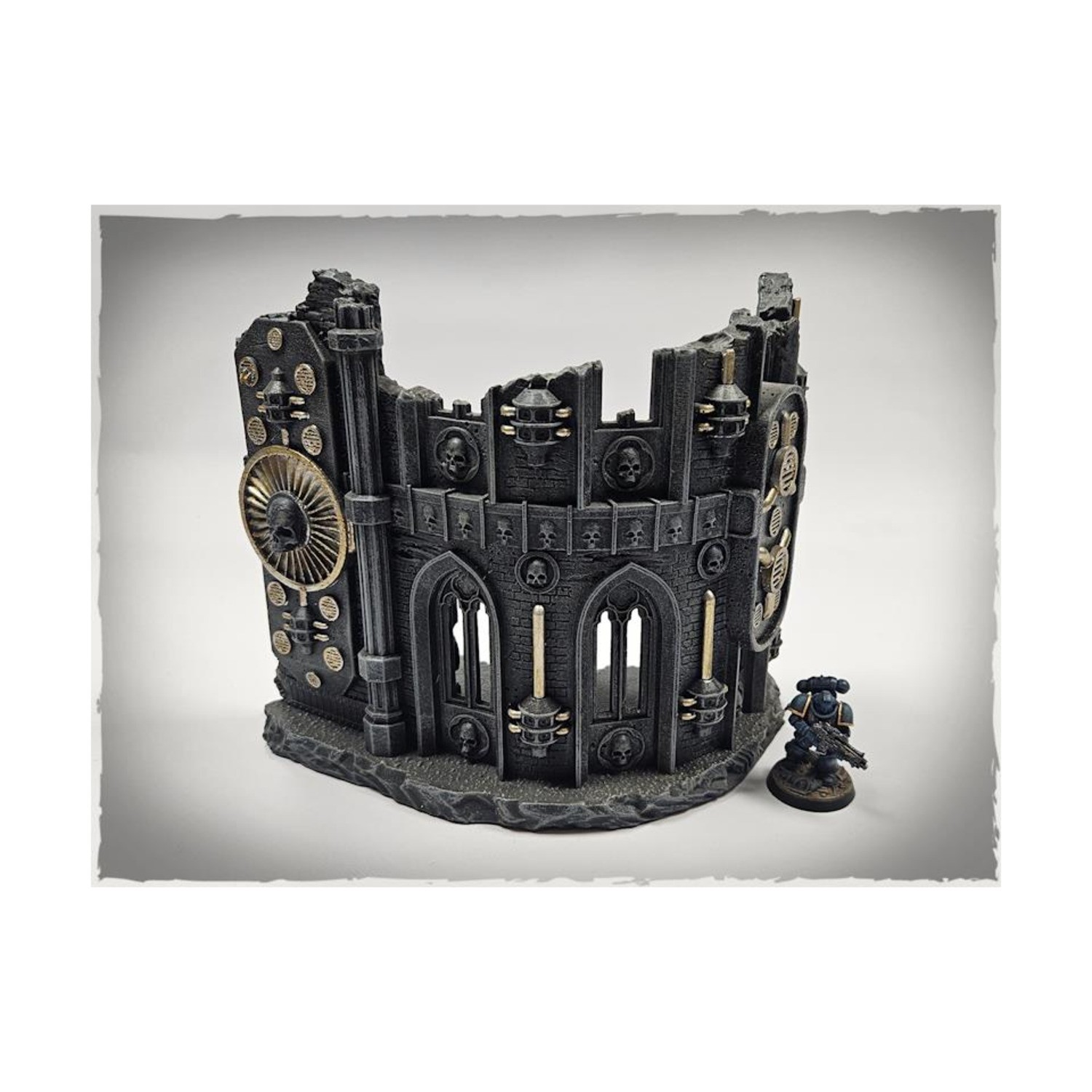 Deep Cut Terrain Gothic Ruins #6 (Pre-Painted) New