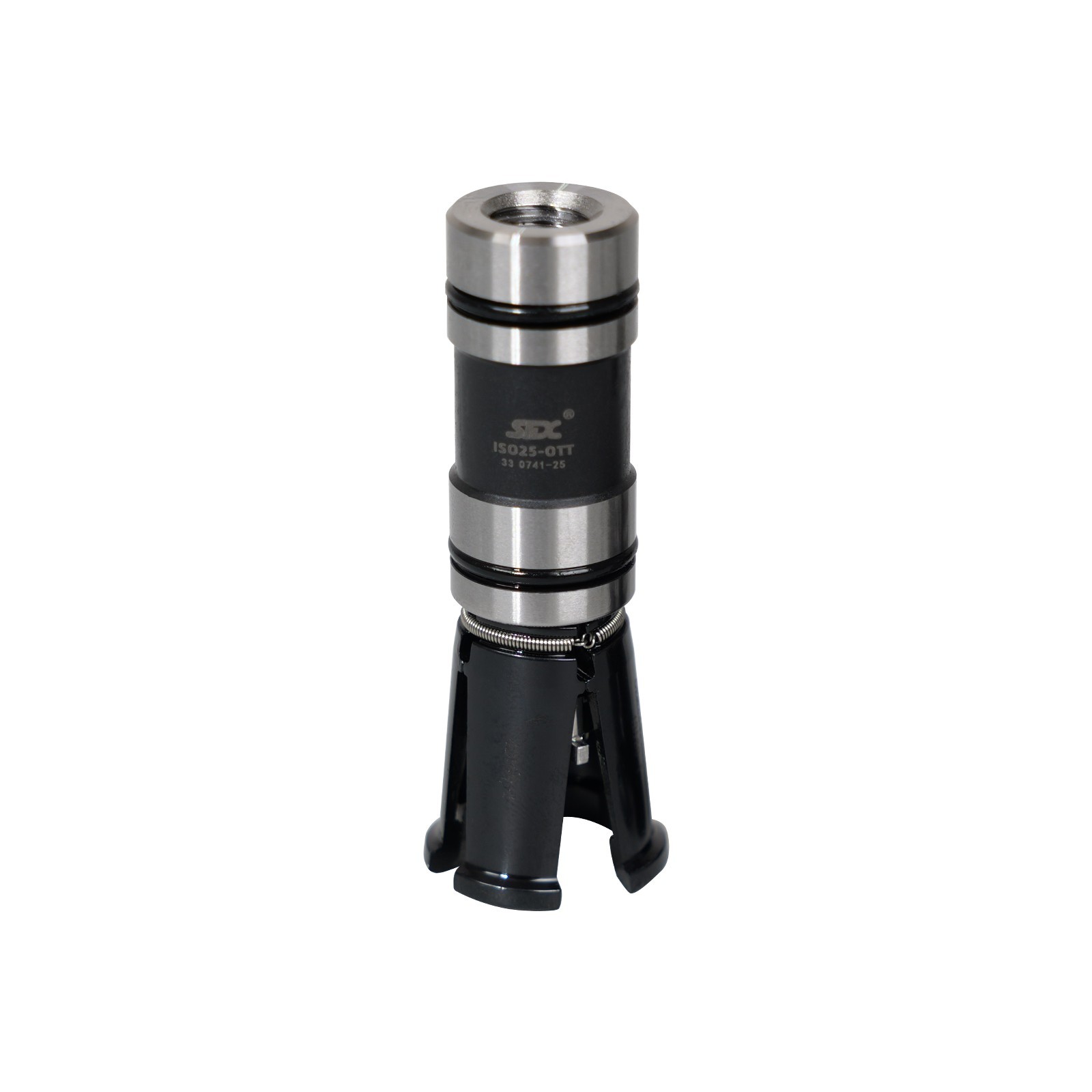 ISO20-OTT Internal Thread Spindle Pull Claw Spindle Gripper 4 Petal Chrome