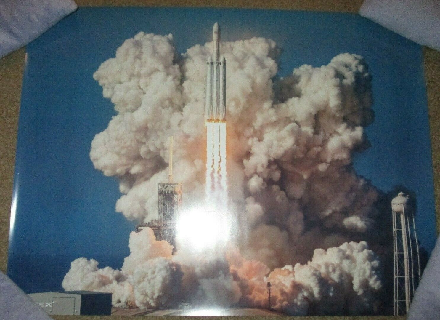 SPACEX Official 18X24" POSTER Falcon Heavy space x launch rocket 3