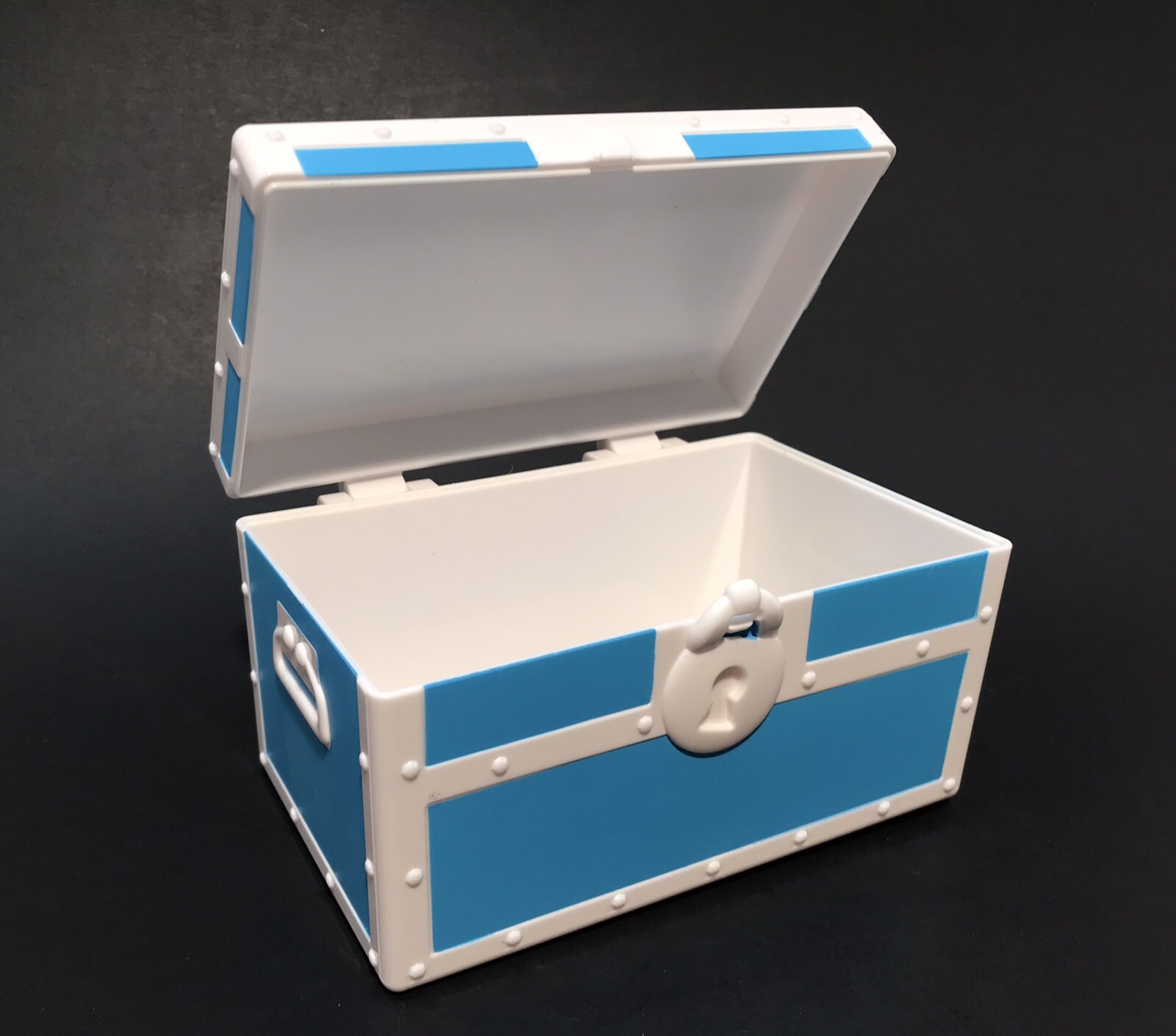 Blue Monopoly Surprise Community Chest Box EMPTY