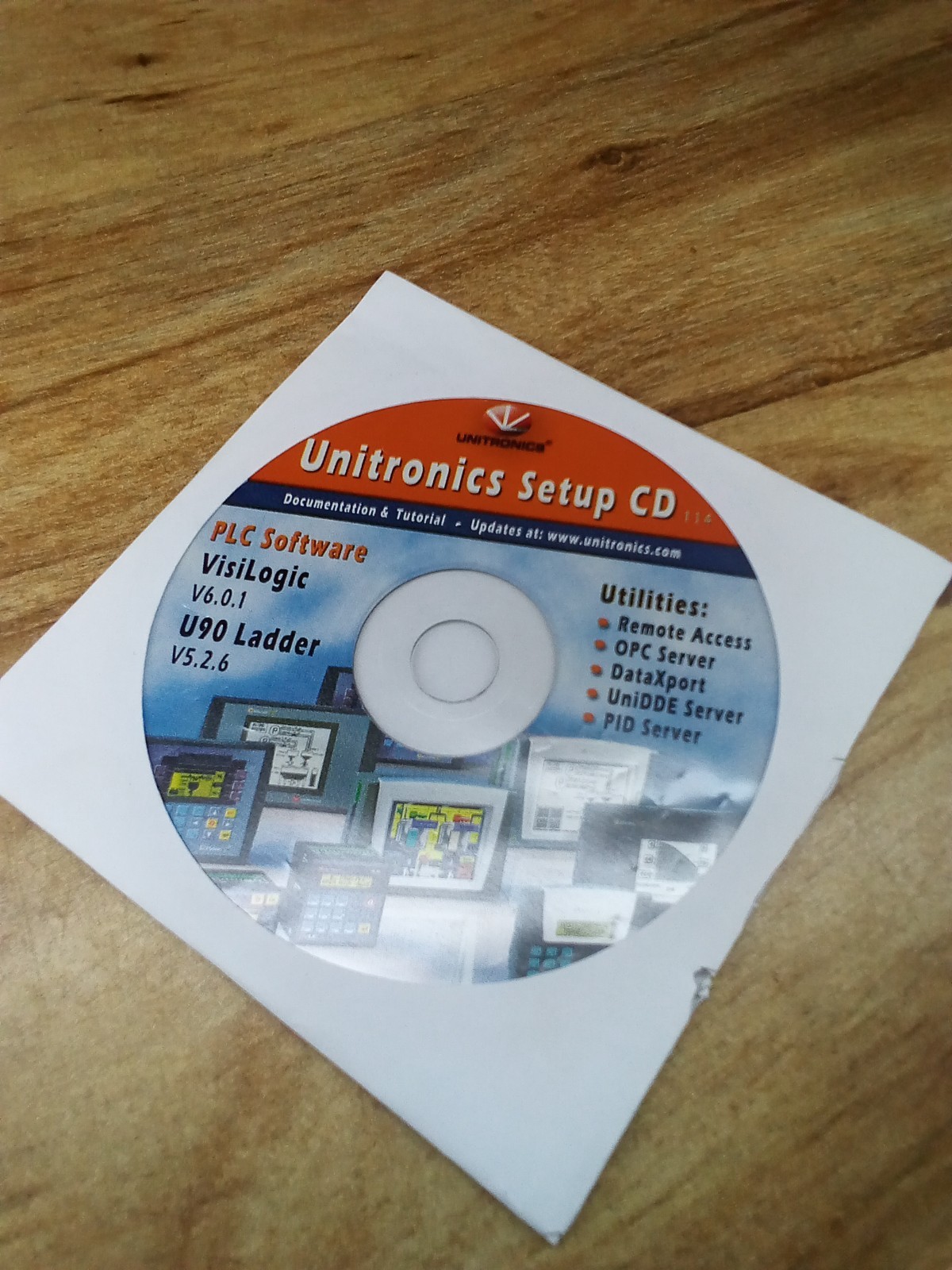 Unitronics Set Up CD VisiLogic V6.0.1  U90 Ladder V5. 2.6