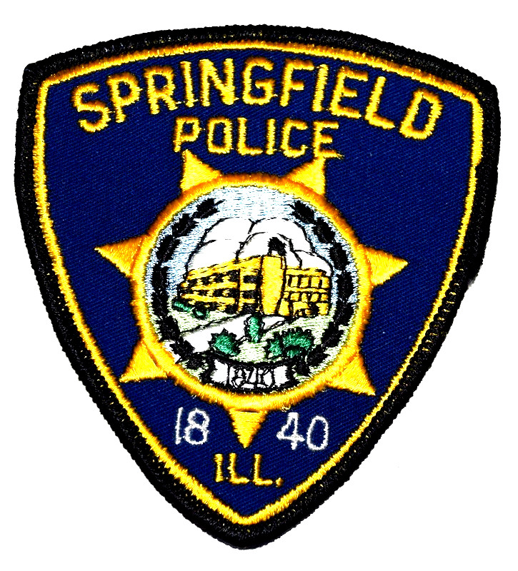 SPRINGFIELD – POLICE - ILLINOIS IL Sheriff Police Patch COURTHOUSE CLOUDS WREATH