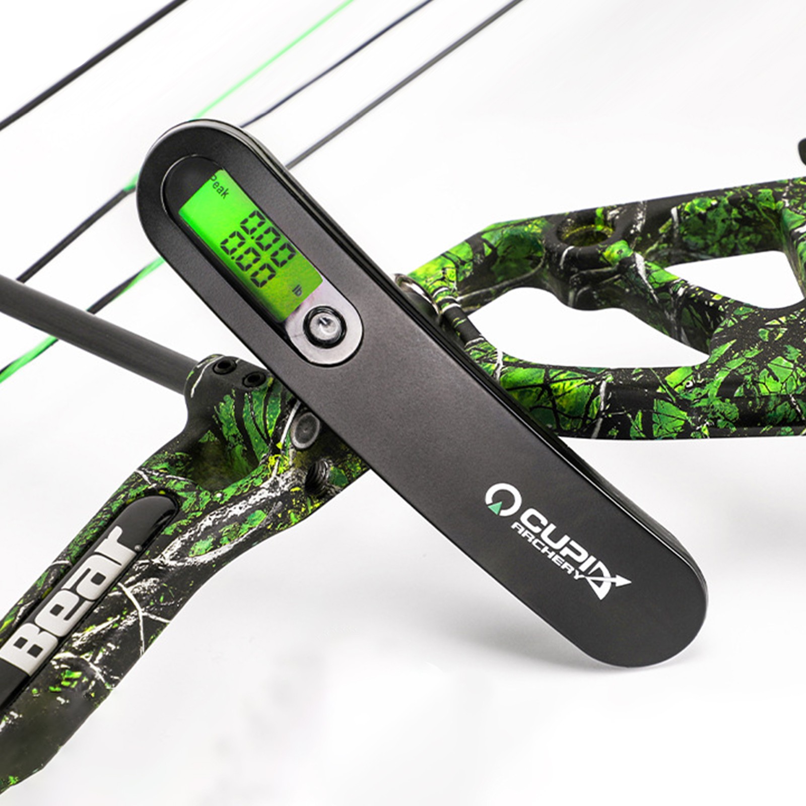 0-110lbs Archery Bow Scale Draw Weight Compound Recurve Bow Peak Hold WeightTgUI