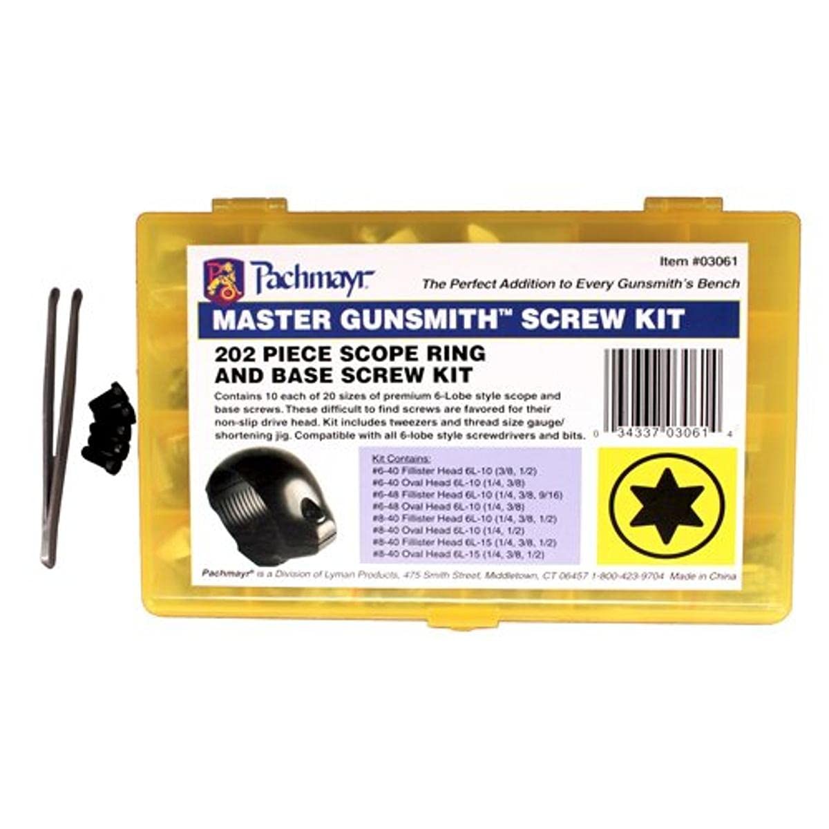 Pachmayr Master Gunsmith Torx-Style Ring & Base Screw Kit