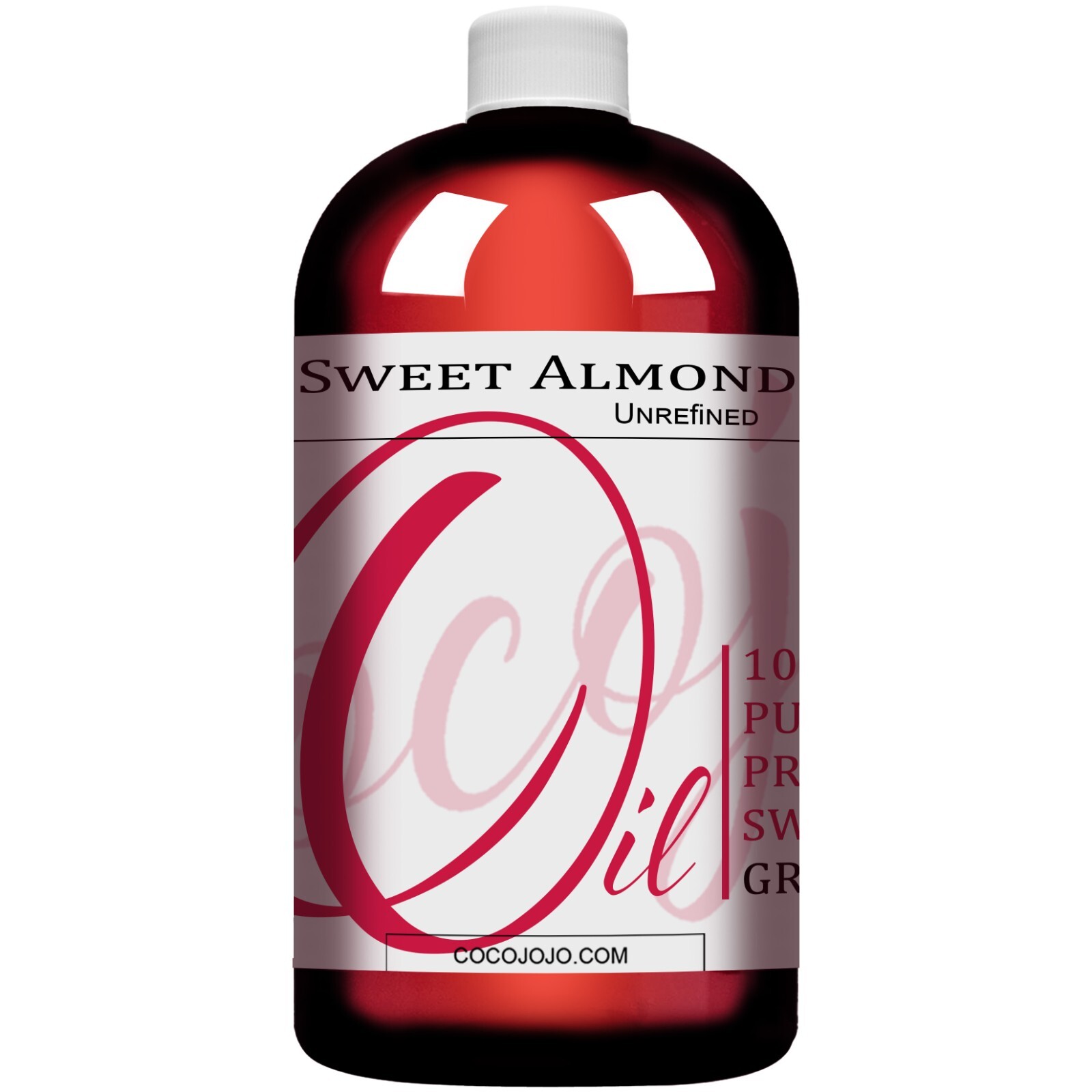 Sweet Almond Oil 32 Oz 100 Pure Unrefined Cold Pressed All Natural Almond Oil