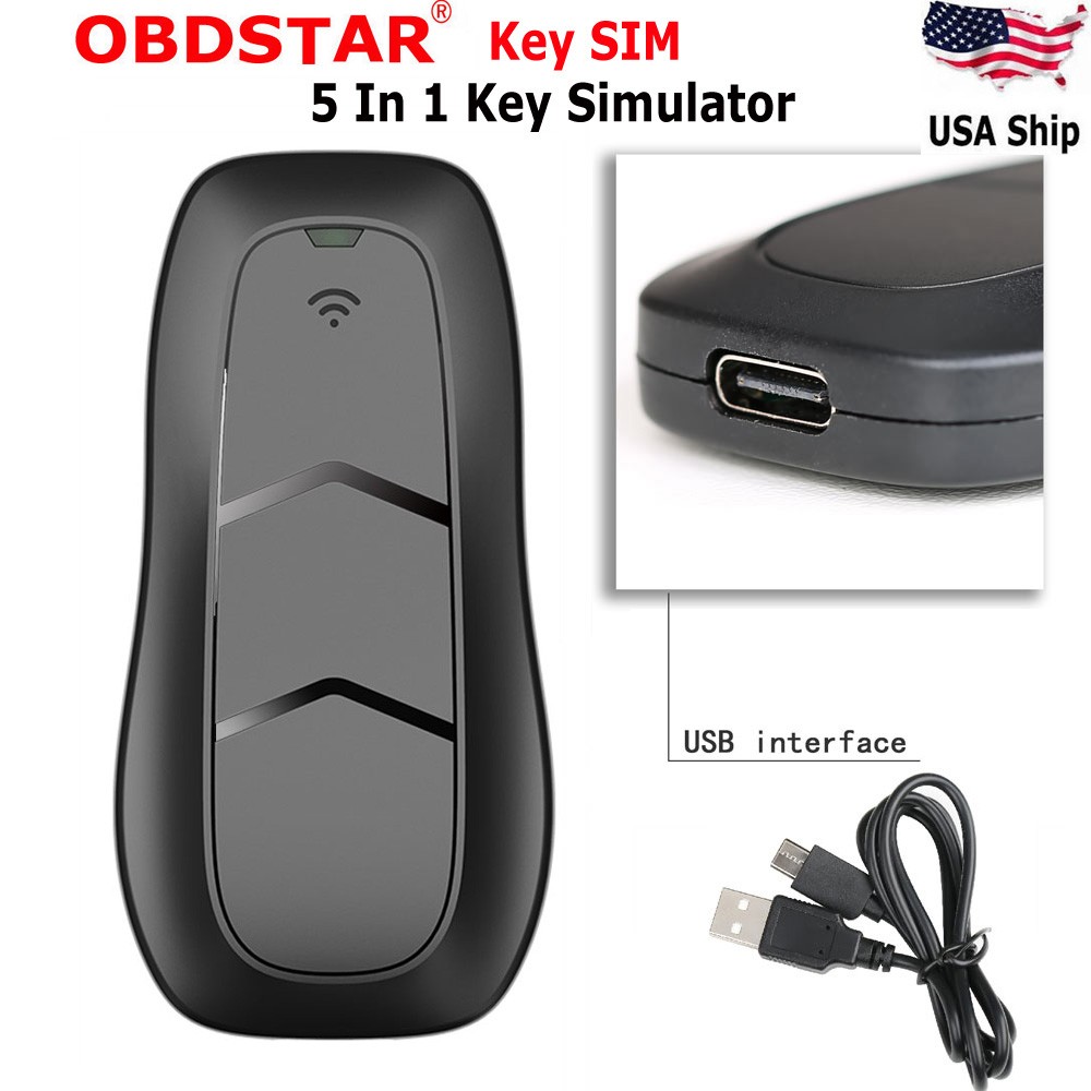 OBDSTAR K-ey SIM Simulator For Toyota 4D &H Chip Work For  X300 Pro4 & X300 DP