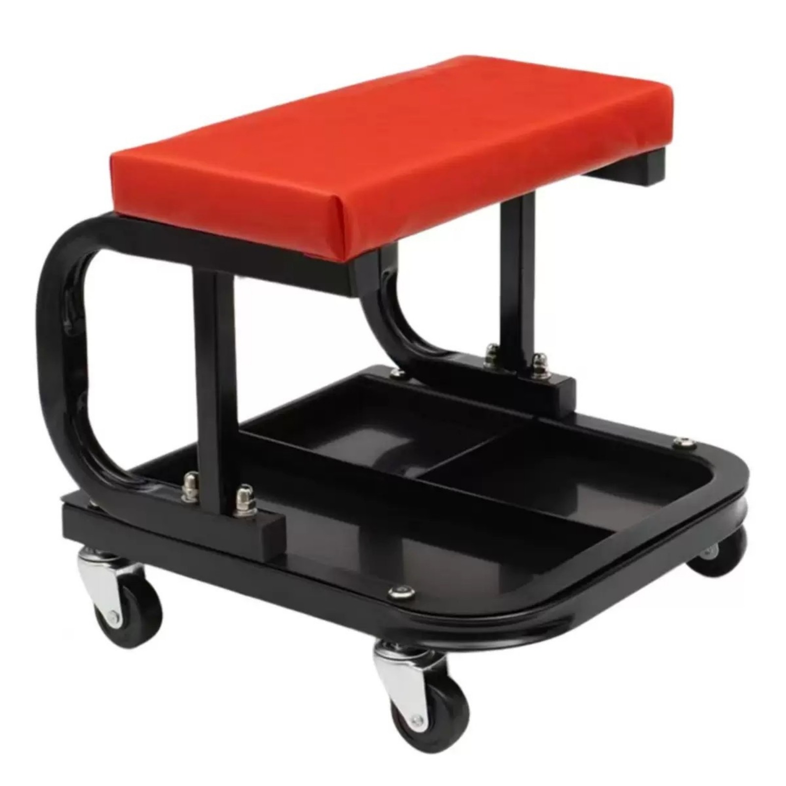 Mechanic Stool with Tool Tray Padded for Mechanics, Car Detailers